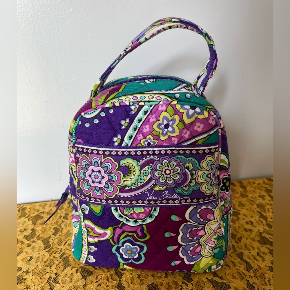 Vera Bradley Heather Paisley Lunch Bag/Sack
